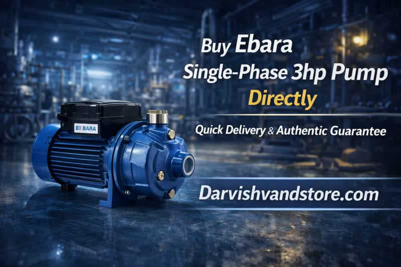 خرید پمپ تکفاز 3 اسب ابارا بدون واسطه