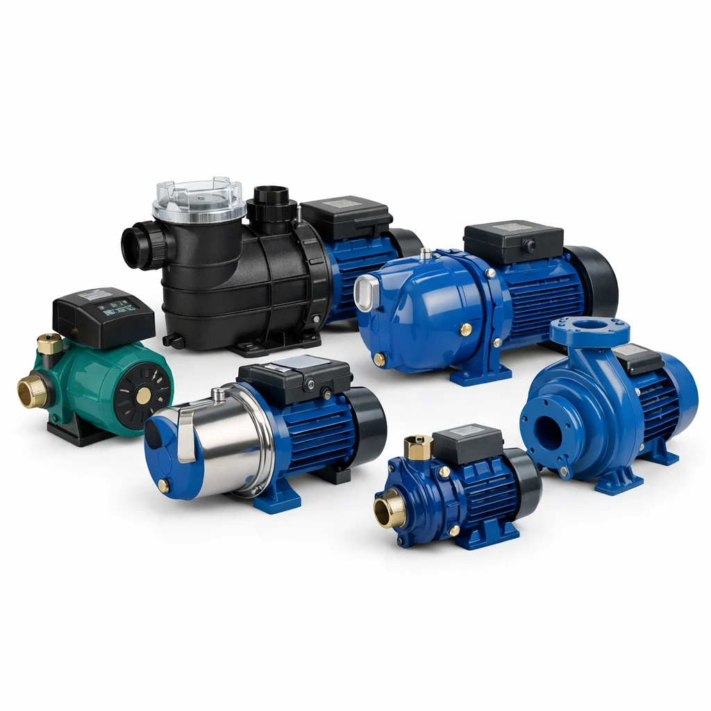 نمونه انواع پمپ آب فروشگاه درویشوند